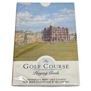 The Golf Course Playing Cards Volume One Sealed Bill Waugh Paintings